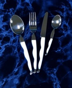 24pz Posate Onda Bianco Pierfranco Gnali