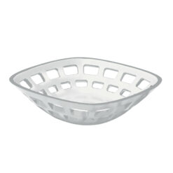 Cestino Pane Bicolore Trasparente