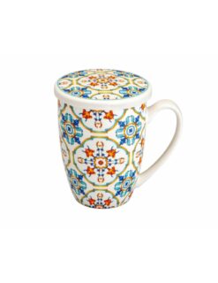Mug Medicea Fiamma New Bone Con Infusore Inox