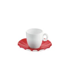 Set 2 Tazzine CaffÉ Grace Rosso