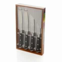 Brandani Set 4 Coltelli Bistecca In Acciaio Inox 1