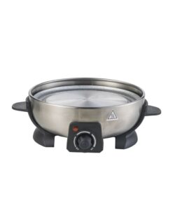 Fonduta Elettrica Techno Collection In Acciaio Inox Con 6 Forchettine In Acciaio Inox.1
