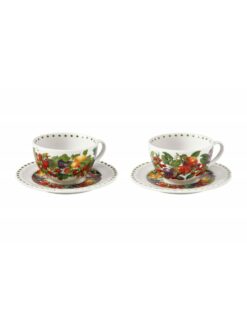 52163 Tazza The Le Primizie Set 2 Pz Porcellana
