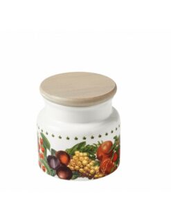 52234 Barattolo Le Primizie Porcellana C Tappo Bamboo Naturale