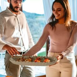 Vassoio A Servire Piccolo Tiffany.tortora