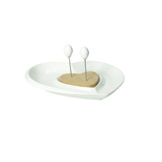 Antipastiera Love C/2 Forchette Brandani