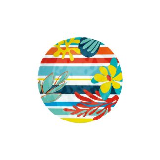 Piatto Melamina Piano Tahiti Brandani