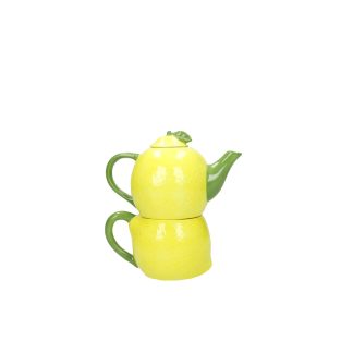 Teiera con Tazza Limone/Fragola/Arancia Brandani